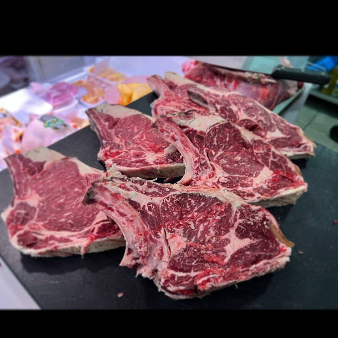 Costillas marmoleadas de res